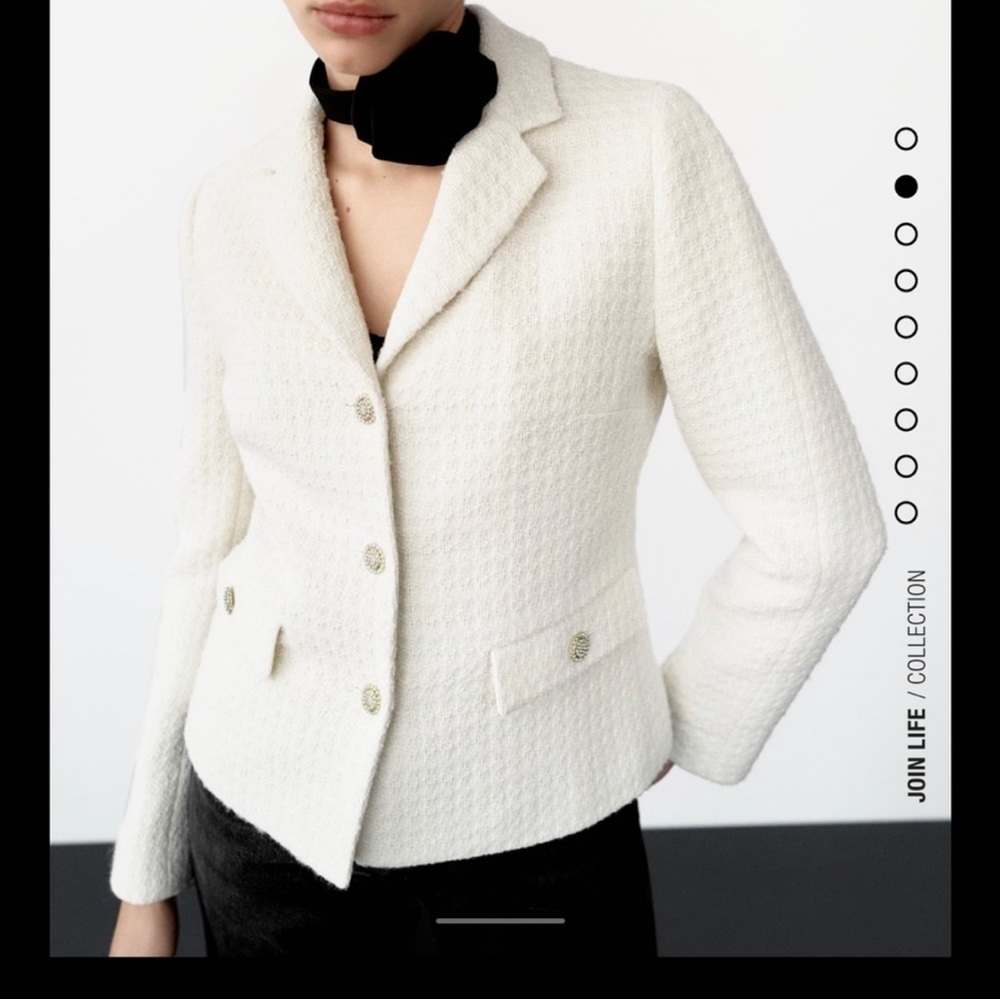 Zara tweed blazer